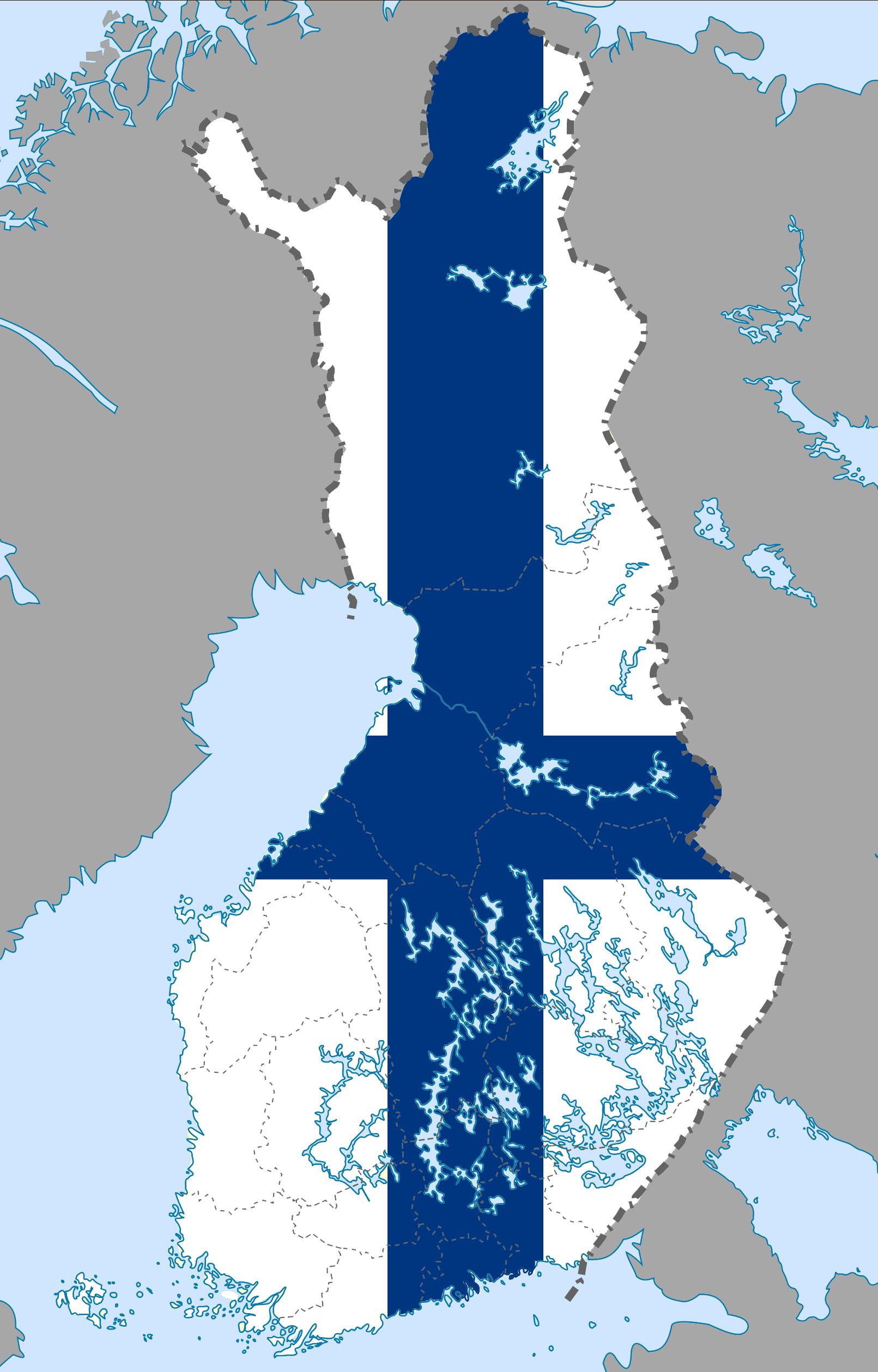 Finlandia Bandeira Mapa Finlandia Mapa Bandeira Norte Da Europa Europa