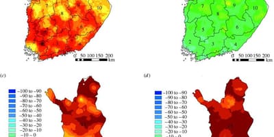 Mapa da Finlândia clima