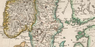 Mapa do antigo Finlândia